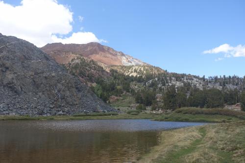 Lakeside scene from the Sierra Nevada