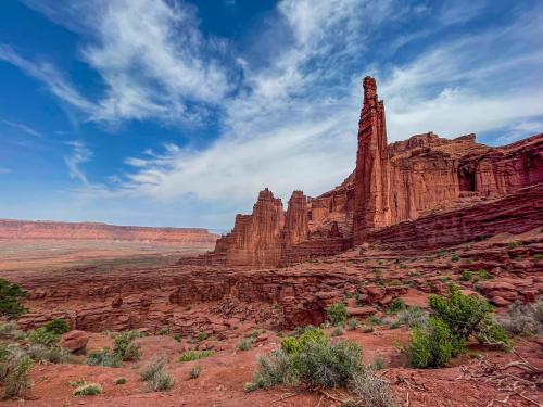 Fisher Towers, Utah. The tallest free-standing natural tower in the USA