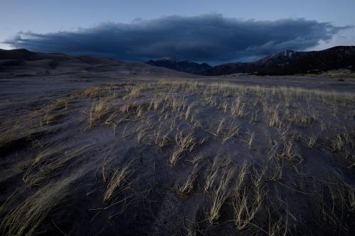 Great Sand Dunes just before a winter storm in March  IG cwaynephotography
