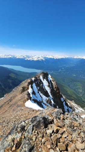 Top of Wesach Mountain, British Columbia, Canada