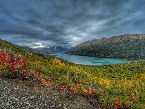 Fall Colors at Eklutna Lake, AK