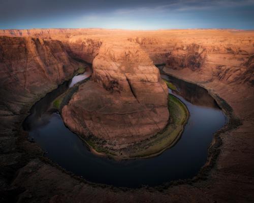 The cliche Horshoe Bend angle. Arizona, USA