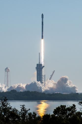 This beautiful image of the 9th Falcon 9 launch in 2022