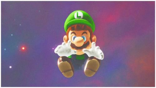 Luigi Psychedelic Retro Poster