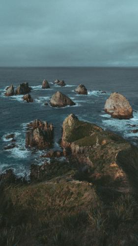 Nugget Point in the Catlins, New Zealand