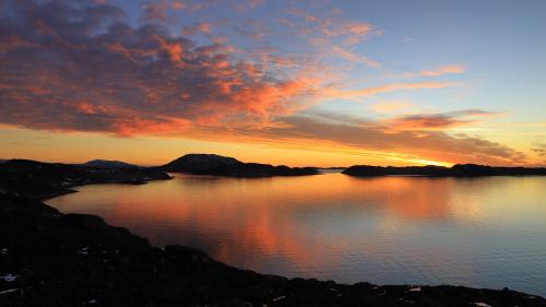 Sunset in Nuuk  OC