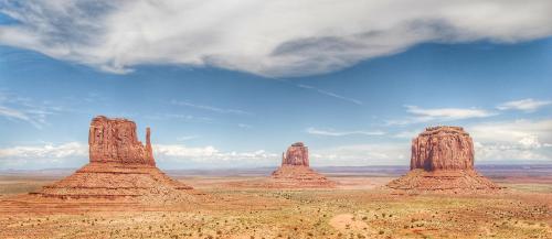 the Mittens at Monument Valley, Arizona