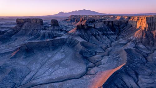 The Blue Valley from the Moon Overlook in Utah