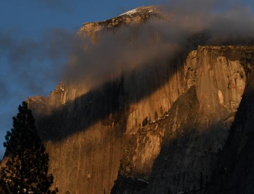 A Must-See in Yosemite National Park. Sunset of Half Dome. @seanaimages