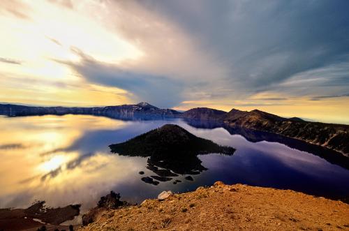 Sunrise at Crater Lake