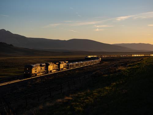 Union Pacific at Monida Pass on the border of Montana/Idaho - taken by James House