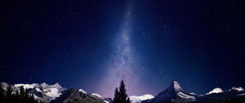 Swiss Alps Night