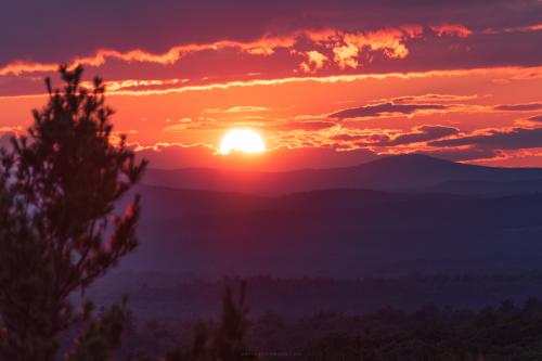 Mount Greylock at sunset, Massachusetts