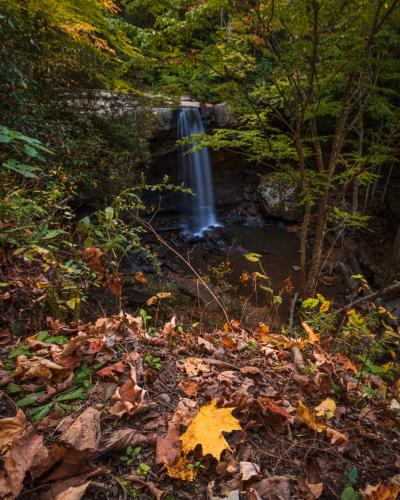 Cucumber Falls in the Allegheny mountains of western Pennsylvania