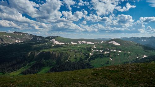 Above the treeline in Rocky Mountain National Park