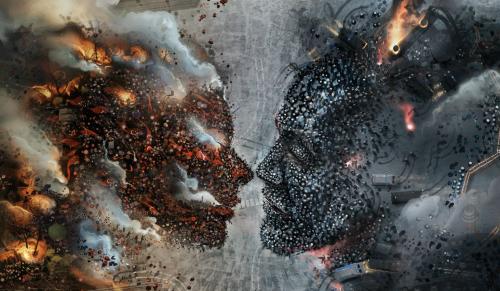 Really cool art piece based on recent riots in Turkey. By Android Jones