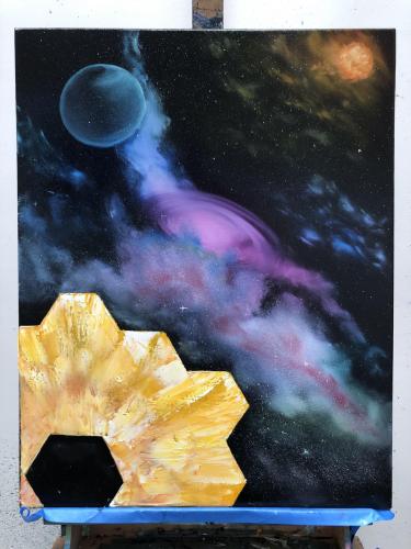 A spacescape painting