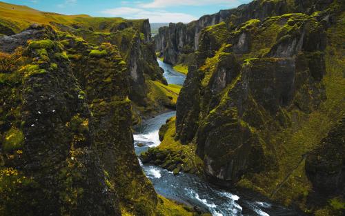 Fjaðrárgljúfur Canyon, Kirkjubæjarklaustur, Iceland