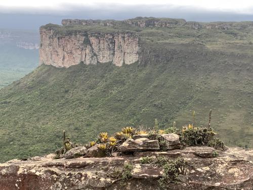 Looking out from the top of Morro do Pai Inácio, Chapada Diamantina National Park, Brazil