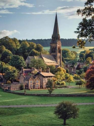 Edensor in Derbyshire England