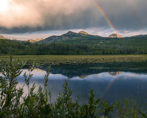 After the storm; Upper Payette Lake, Idaho