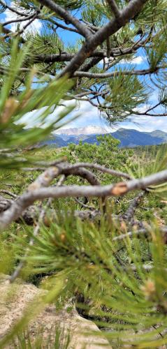 Pikes Peak as seen from Garden of the Gods.