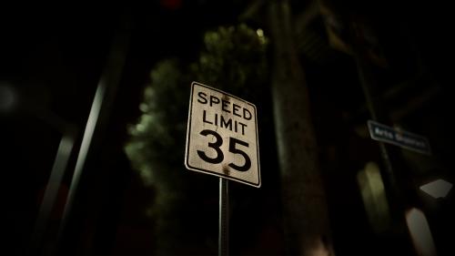 SPEED LIMIT 35