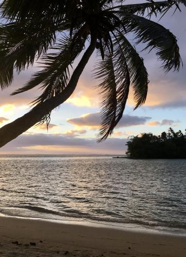 Sunrise on the Coast of Rarotonga