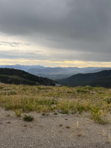 On the road to Jackson, Wyoming