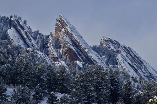 Guy Fieri + Flatirons = frosted tips. Boulder, Colorado.