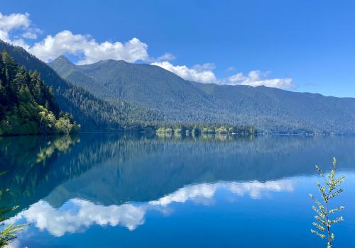 Lake Crescent on the Olympic Peninsula, WA