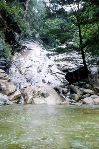 SeolAk Mountain with Water Stream, KangWon Province, South Korea, Aug. 1983