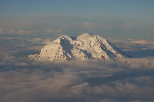 Mt. Rainier above the clouds