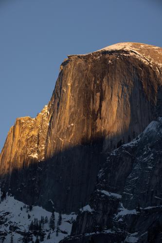 Illuminated Half Dome at Sunset [5464 × 8192] 