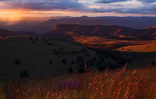 Sunset on Sutton Mountain, Oregon, USA