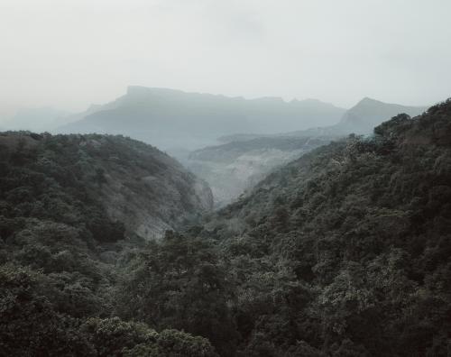 Western Ghats in Maharashtra, India