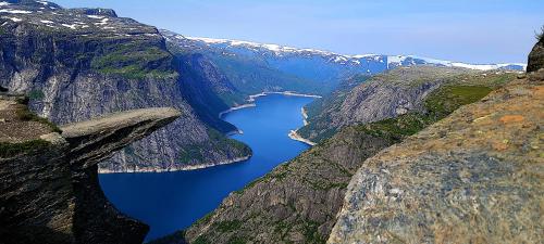 20km Hike to Trolltunga in Norway at 9:30 am this morning
