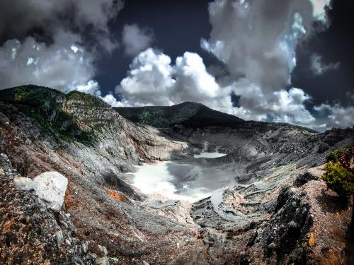 Caldera of Mt. Tangkubanprahu, West Java, Indonesia