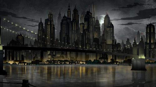 Gotham City from DC's Batman: The Long Halloween animated movie