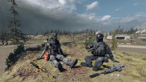 No enemies at Military Base, welp...snack time