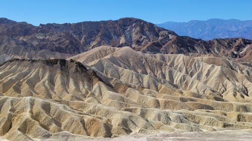 Waves and ripples in the badlands, Death Valley National Park