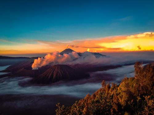 Mount Bromo sunrise viewpoint, Indonesia