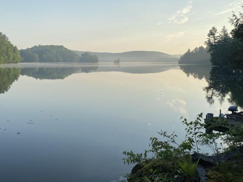Lake was smooth this morning
