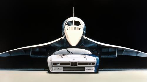 BMW M1 and an ominous Concorde