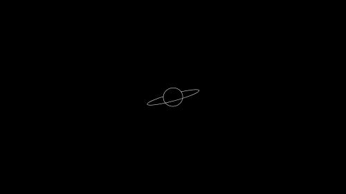 Minimalistic Saturn