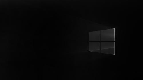 Self-made Windows Black Home screen