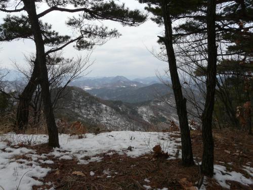 Mountains of JeCheon, North of ChungCheong Province, South Korea, Feb. 2013