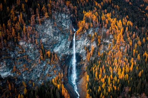 Jungfernsprung waterfall in Austria