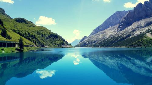 "Lake and Mountain view"