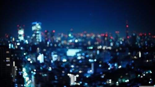 Tokyo Japan Bokeh City